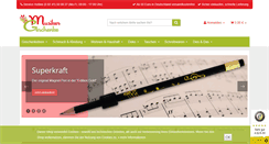 Desktop Screenshot of musiker-geschenke.com